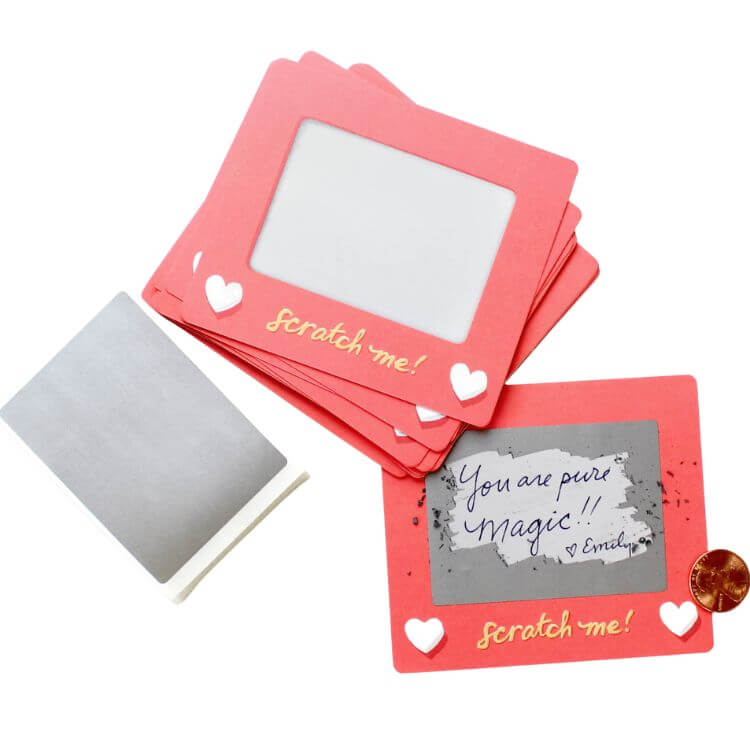 Scratch-A-Sketch Valentines 