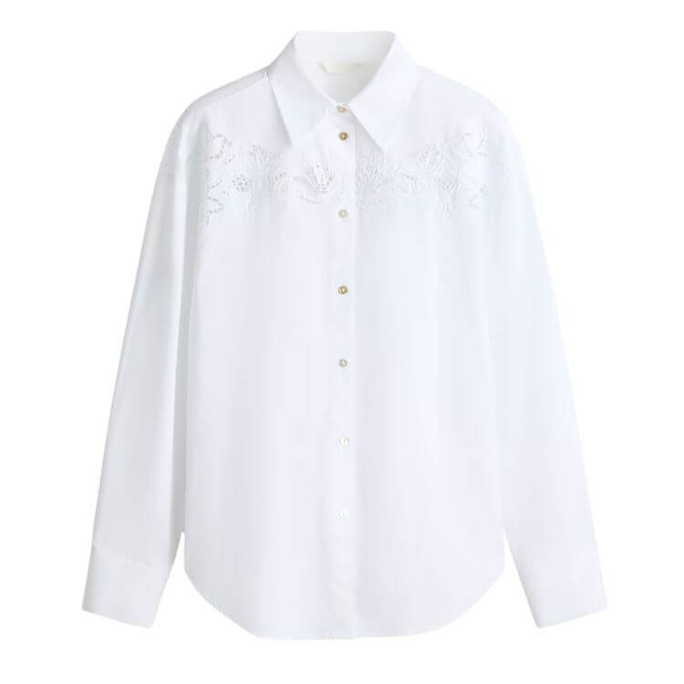 white button down for spring