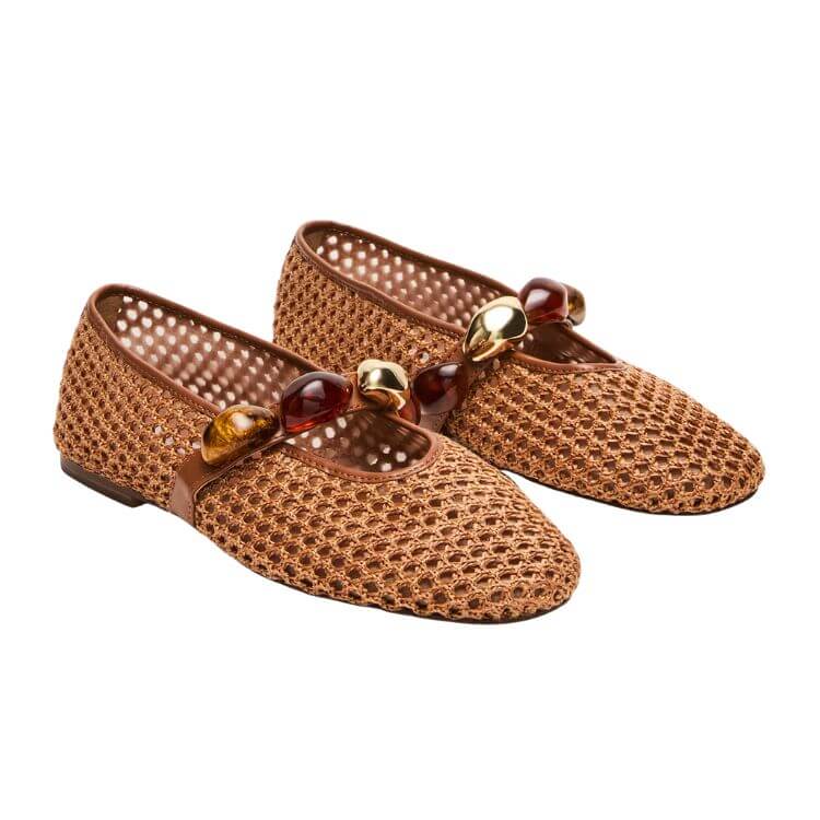raffia flats for spring