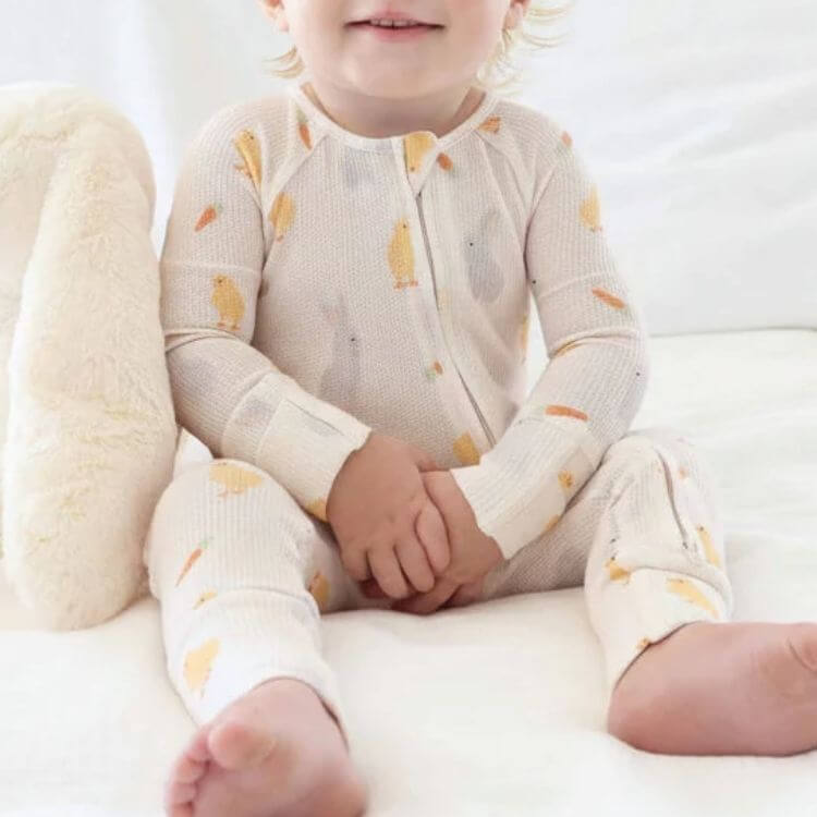 Sweet Peep Bamboo Zip Romper