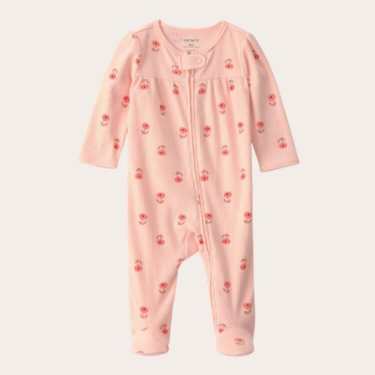 Floral 2-Way Zip Sleepy
