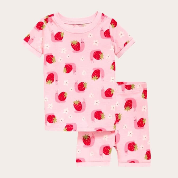 Printed Snug-Fit Pajama Set