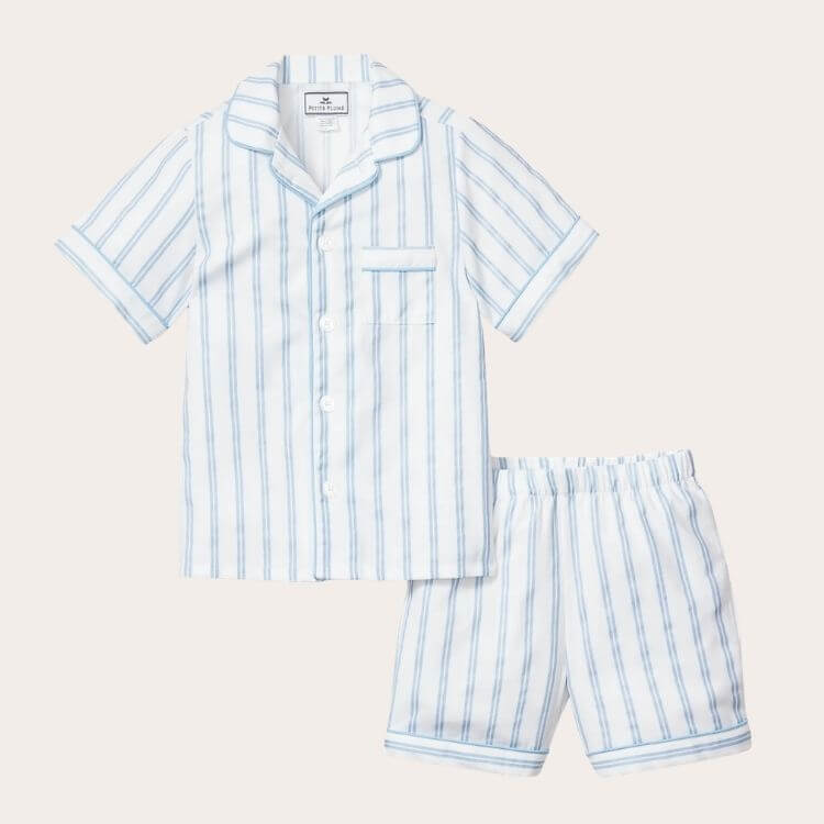 Kid's Twill Pajama Short Set