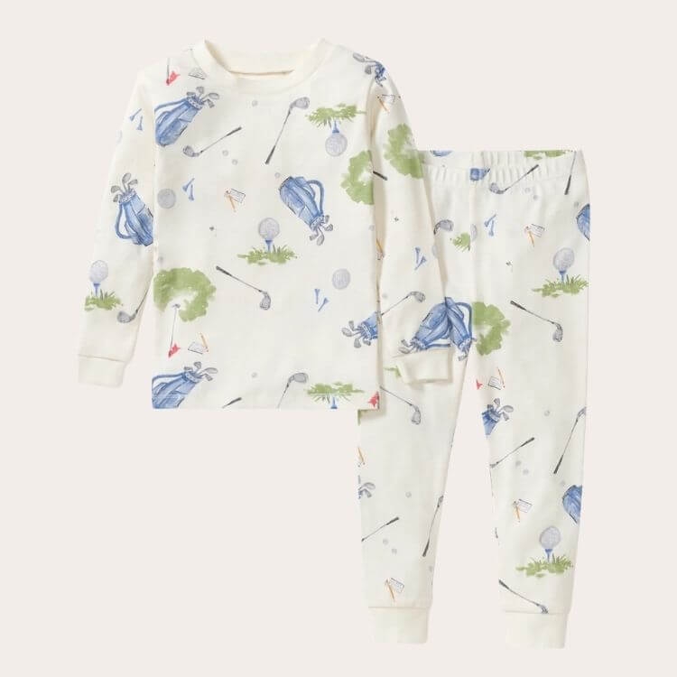 Little Golfer Organic Cotton PJ Set