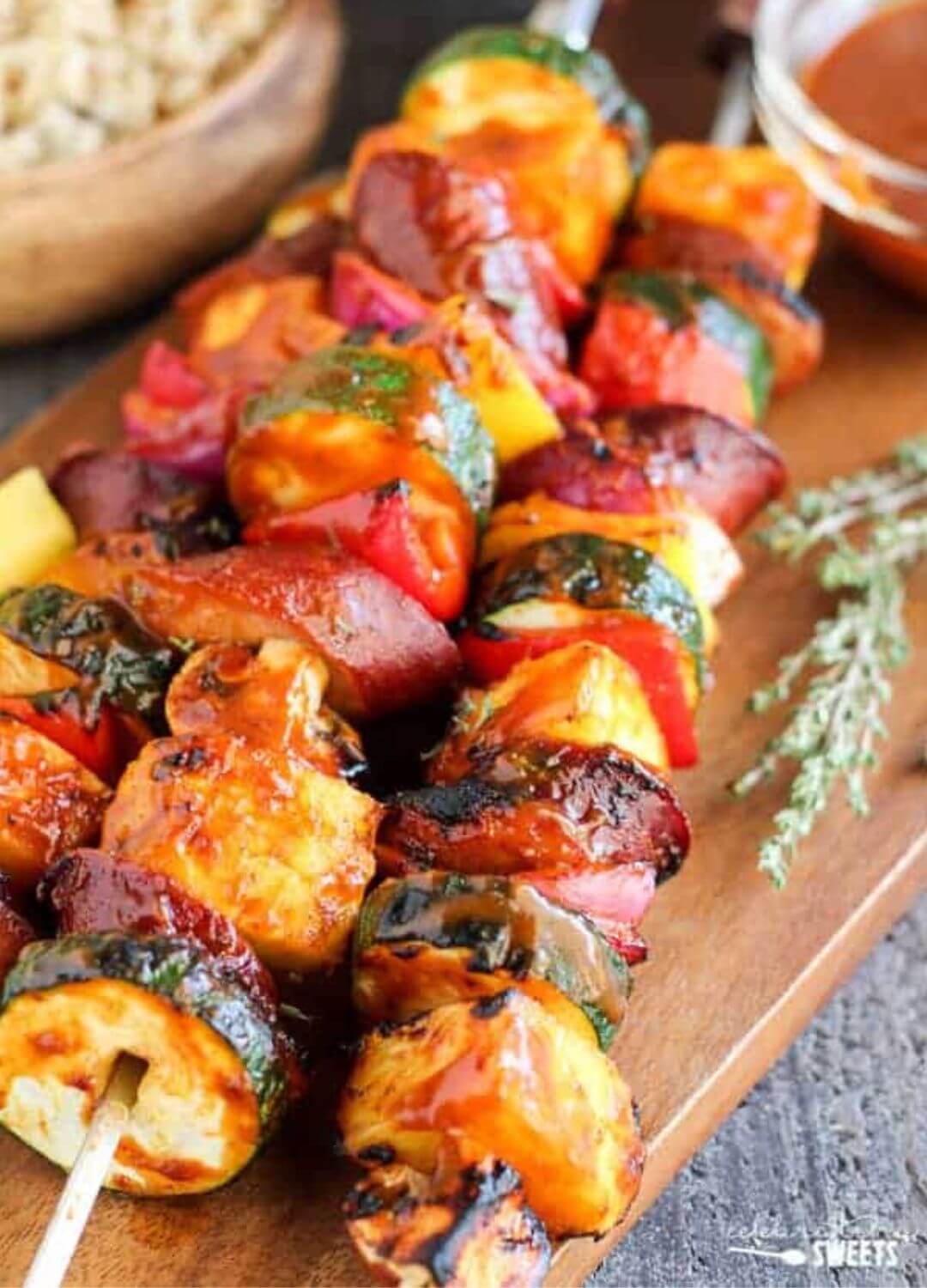 sausage skewers