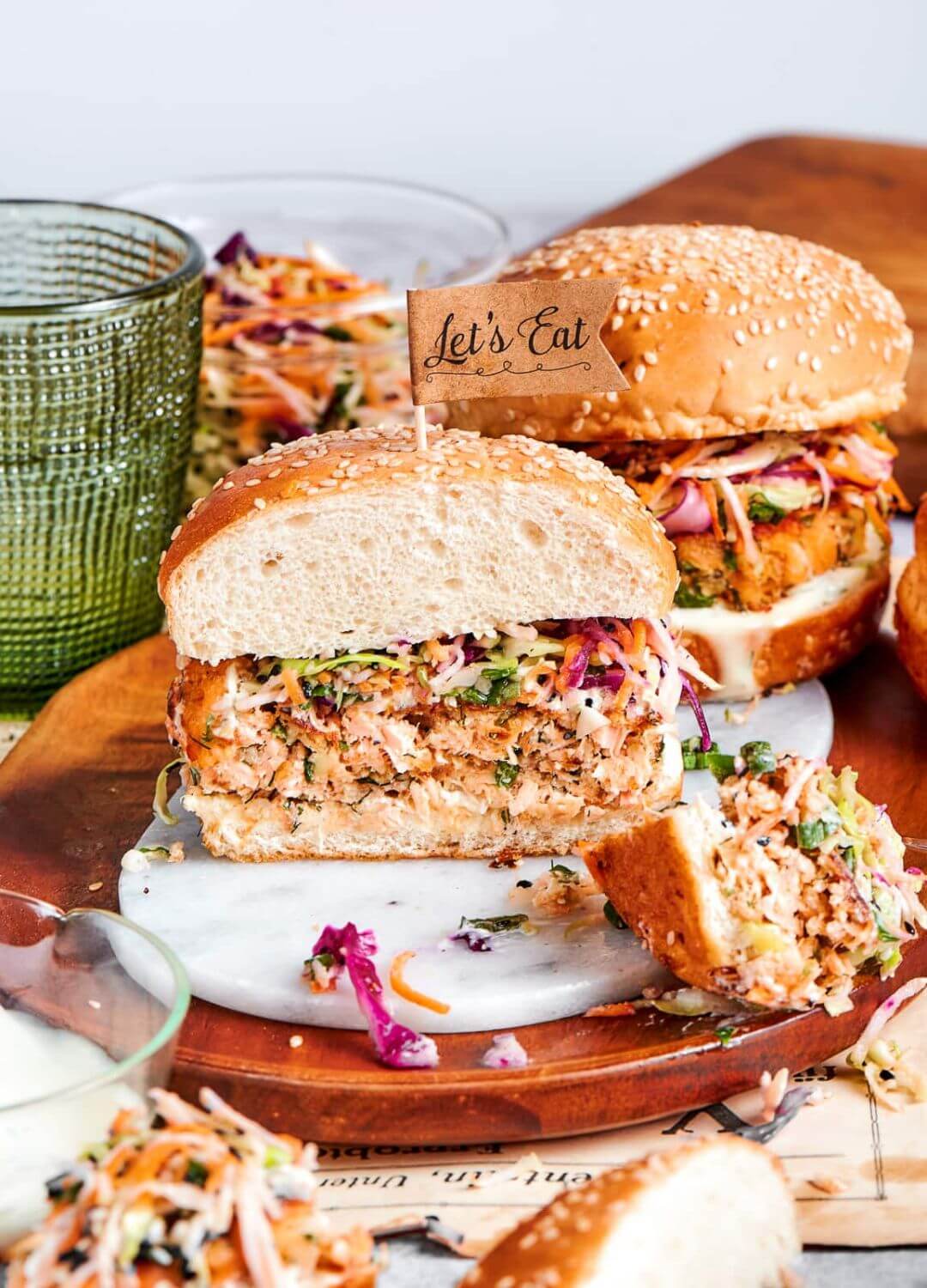 salmon burgers