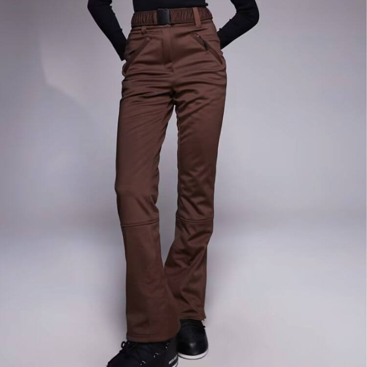 Ski Soft Shell Belted Ski Pants
