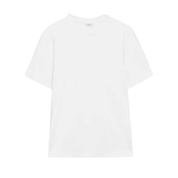 white tee maternity capsule