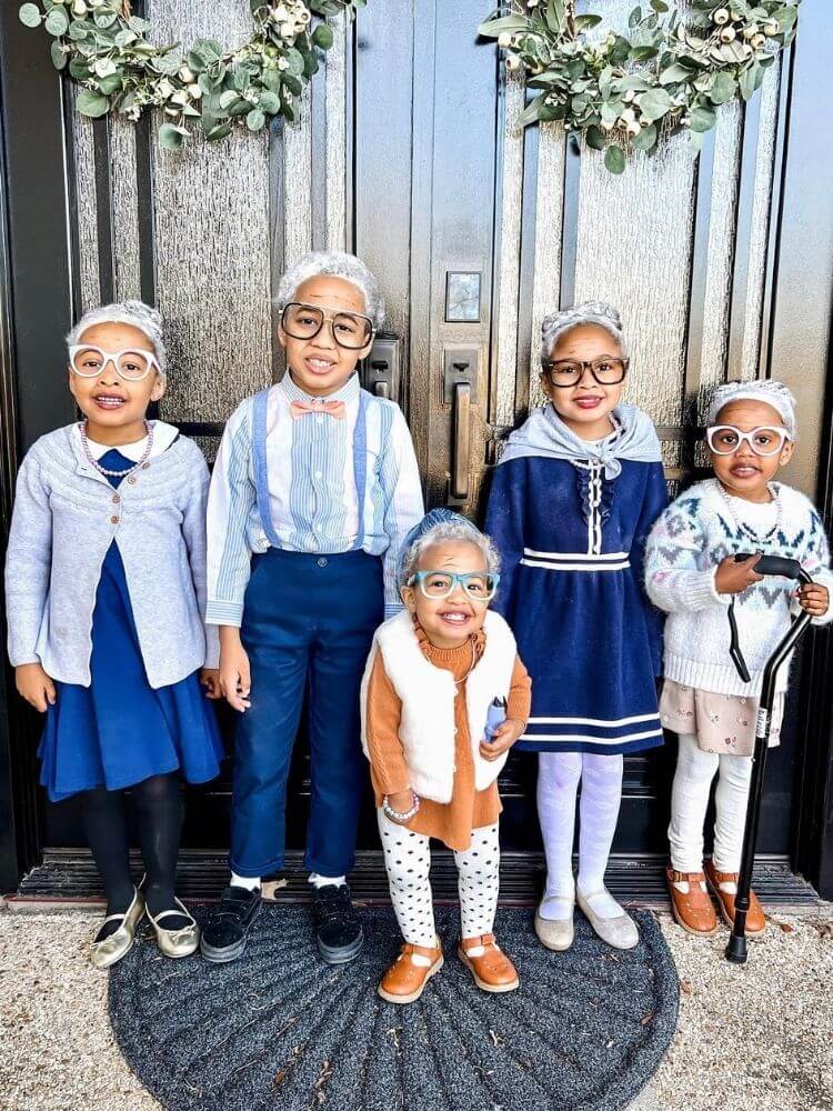 kids dressed like 100 years old ideas