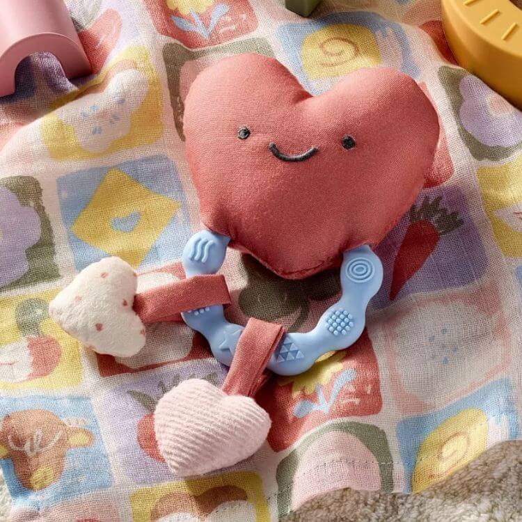 Heart Rattle Toy