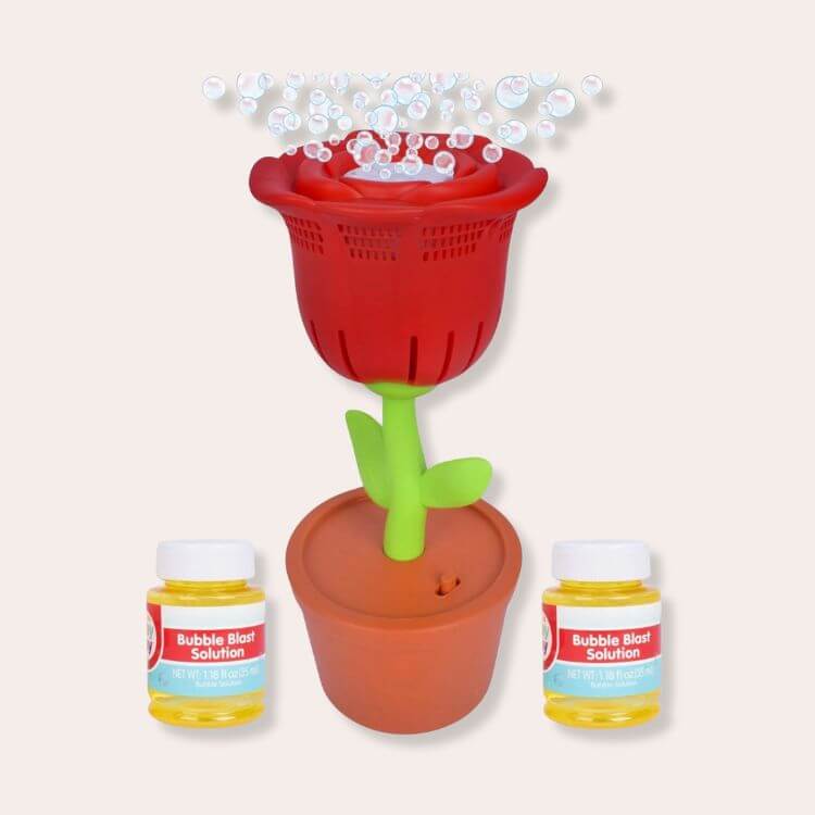 Flower Bubble Machine
