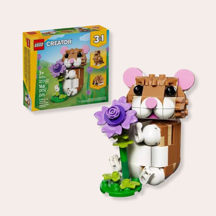 3-in-1 Hamster With Flower LEGO