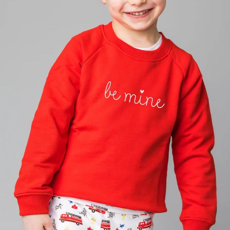 Organic Be Mine Pullover Sweatshirt