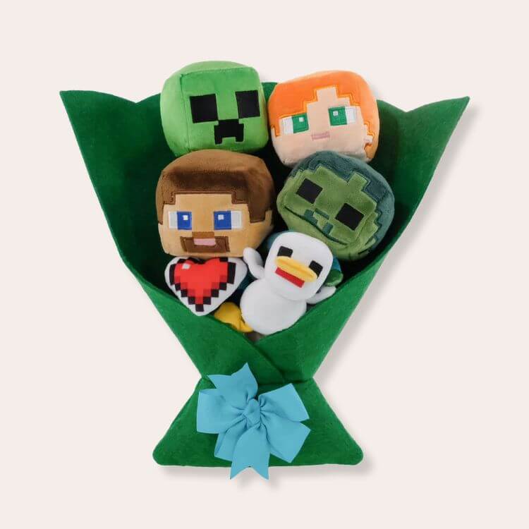Large Minecraft Plush Bouquet