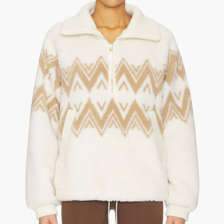 Hendrik Half Zip Sherpa Jacket
