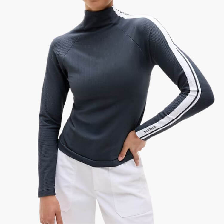 Renew Seamless Mock Neck Top