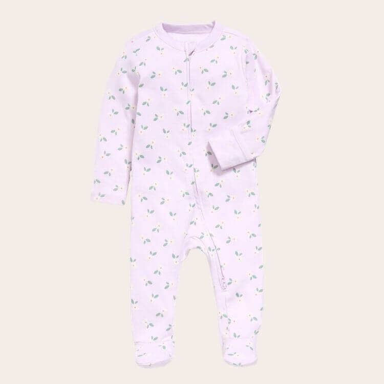 2-Way-Zip Footed Pajama