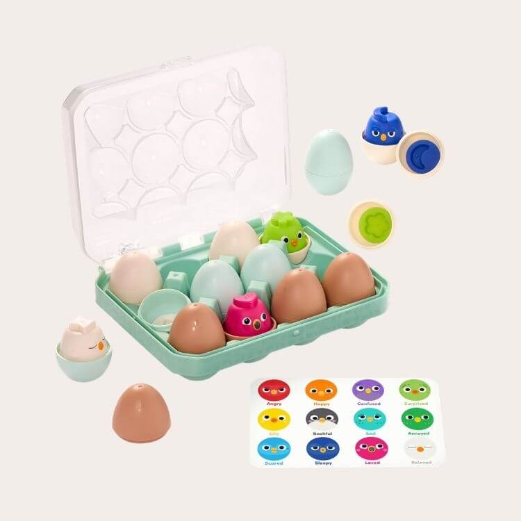Sort & Match Color & Shape Eggs
