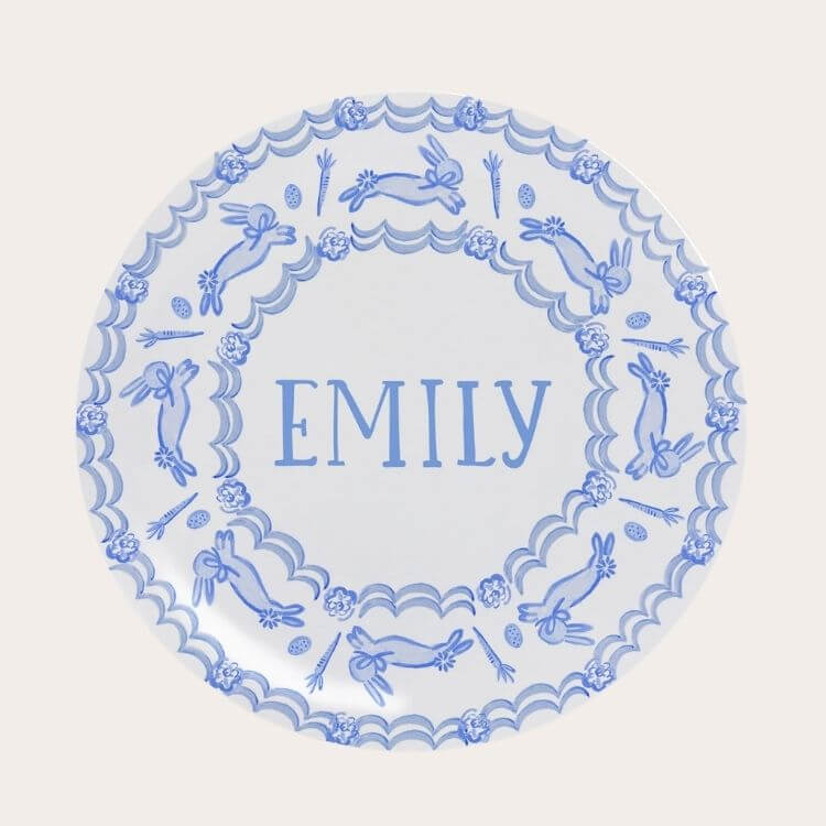 Personalized Easter Plate