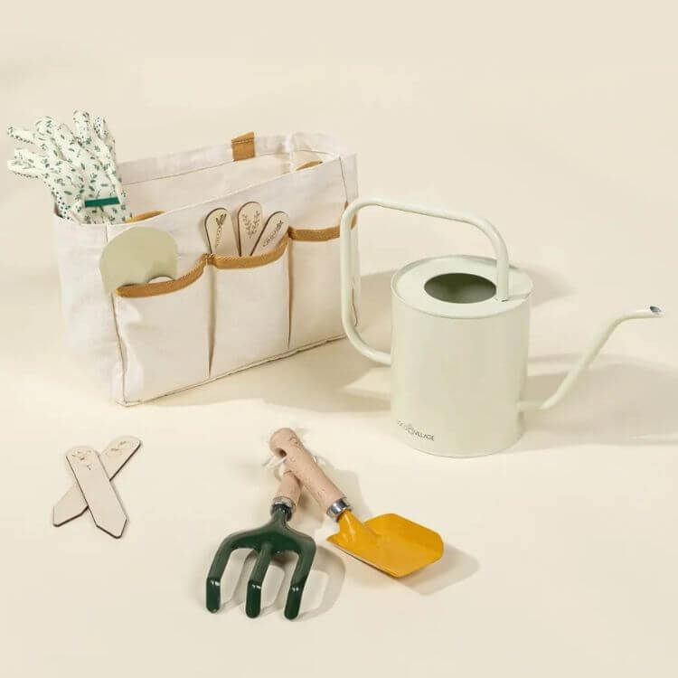 Wooden Gardening Tools Playset