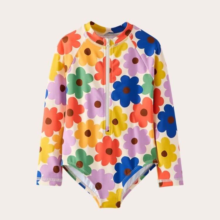 One-Piece Rashguard Swimsuit