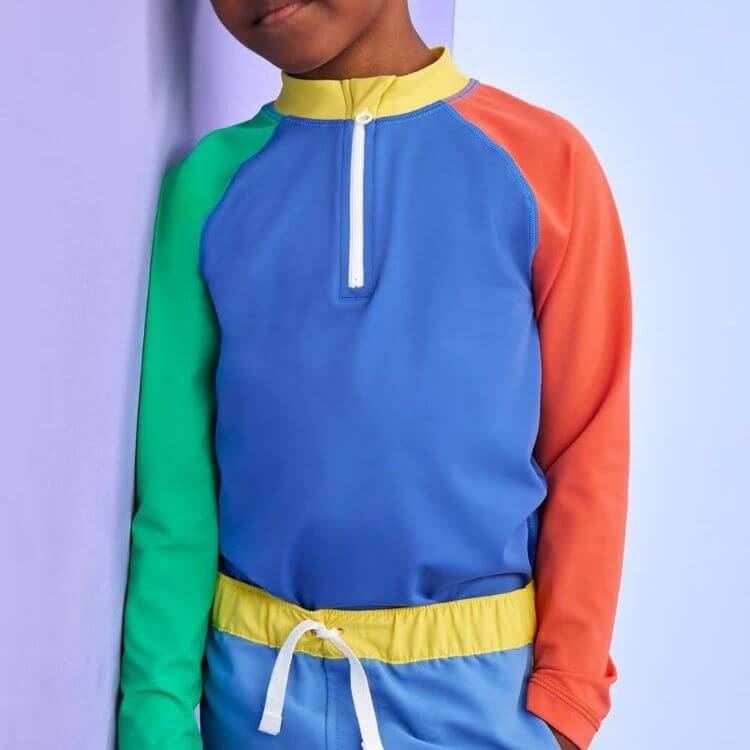 Colorblock Rashguard Top