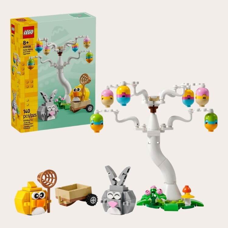 LEGO Easter Bunny and Chick Egg Hunt