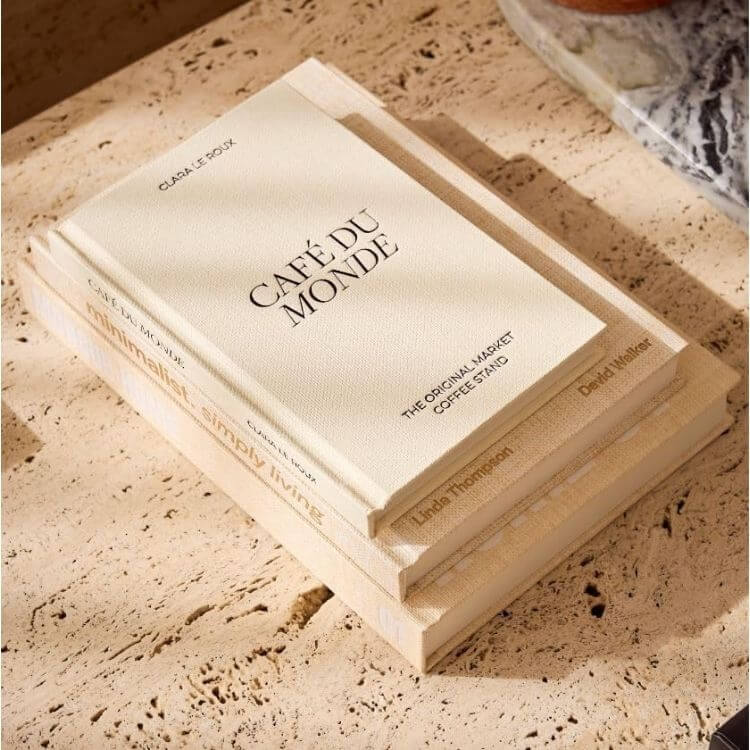 Decorative Coffee Table Books (Set of 3)