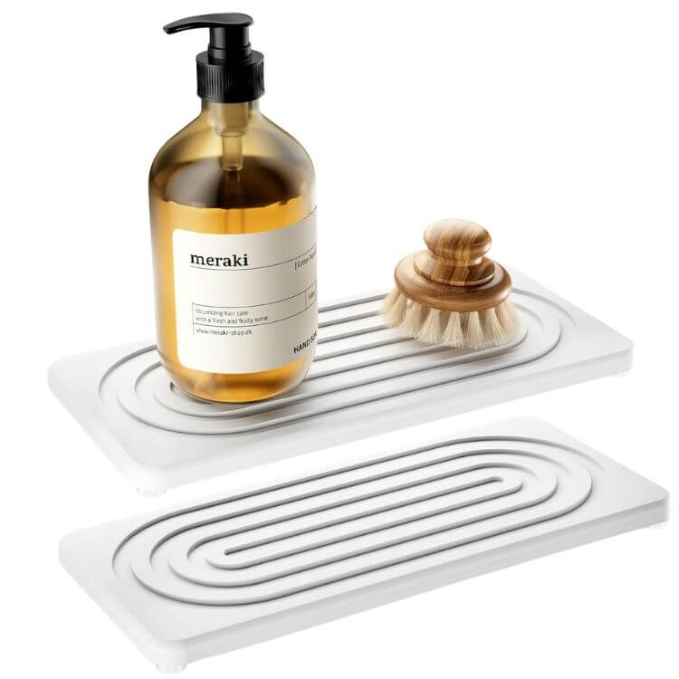 Water-Absorbing Stone Tray (Set of 2)