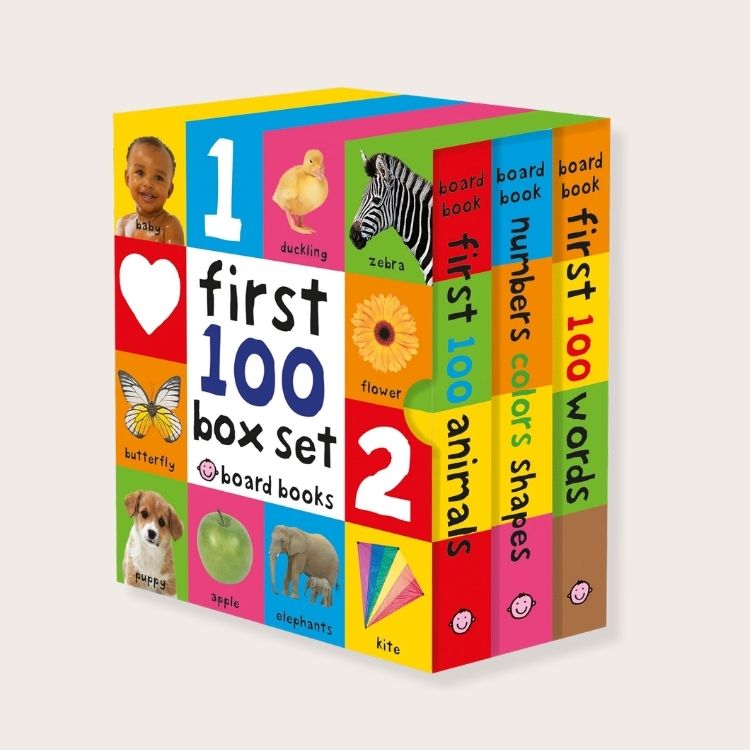 <em>First 100 Animals, Shapes & Words</em> Board Book Box Set
