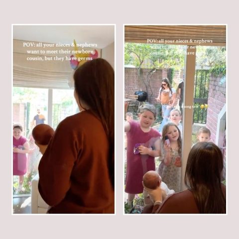 visitor boundaries with newborn baby