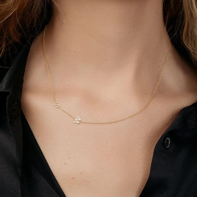 2 Letter Custom Necklace