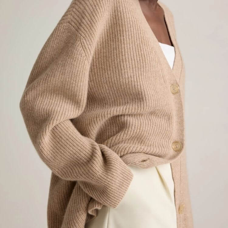 Mongolian Cashmere Cardigan