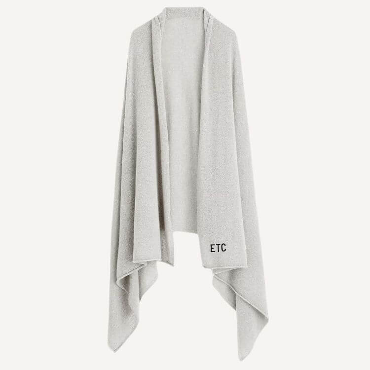 Monogrammed Cashmere Wrap
