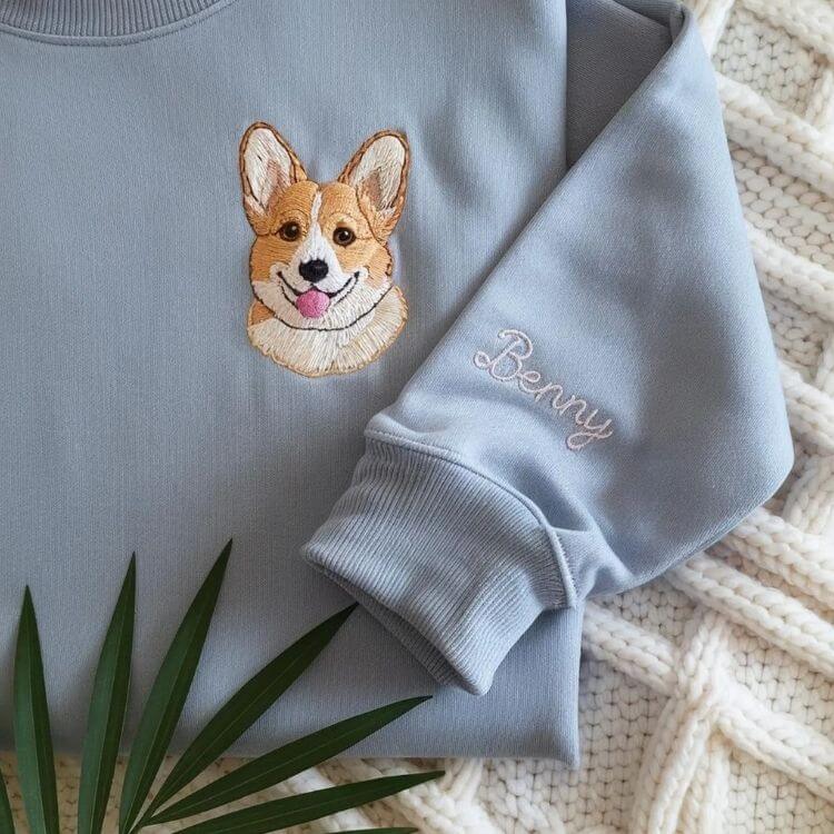 Custom Pet Portrait Sweatshirt