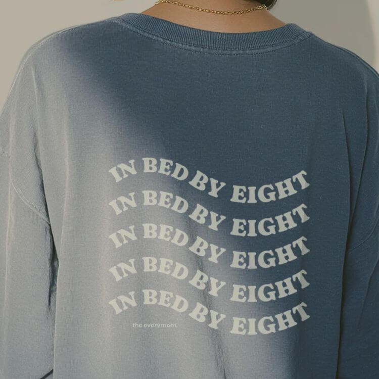 In Bed By 8 Crewneck