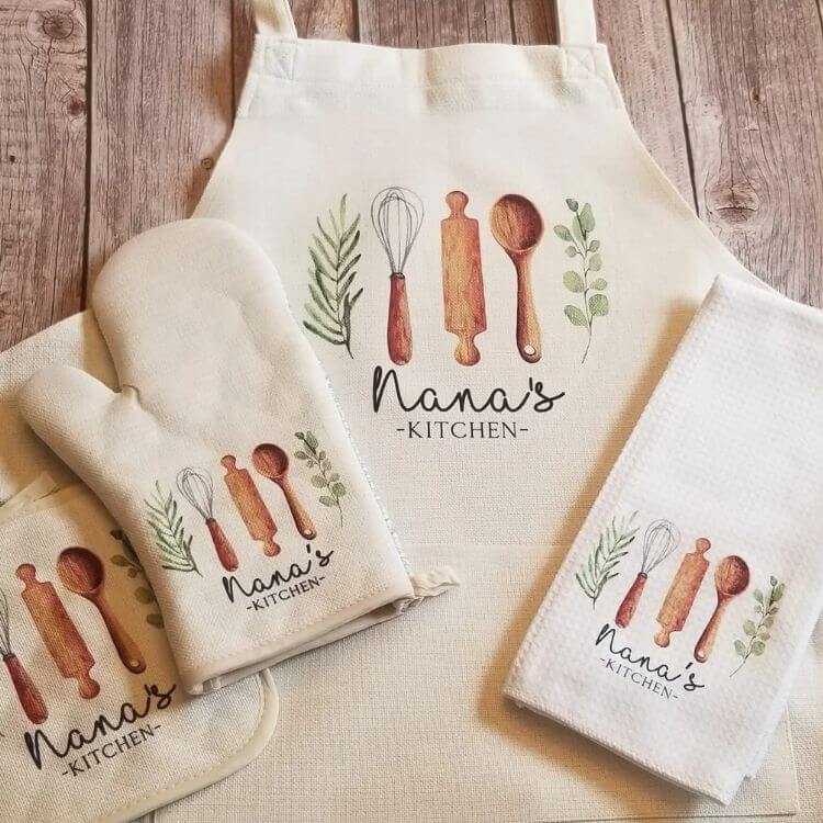 Personalized Apron Set