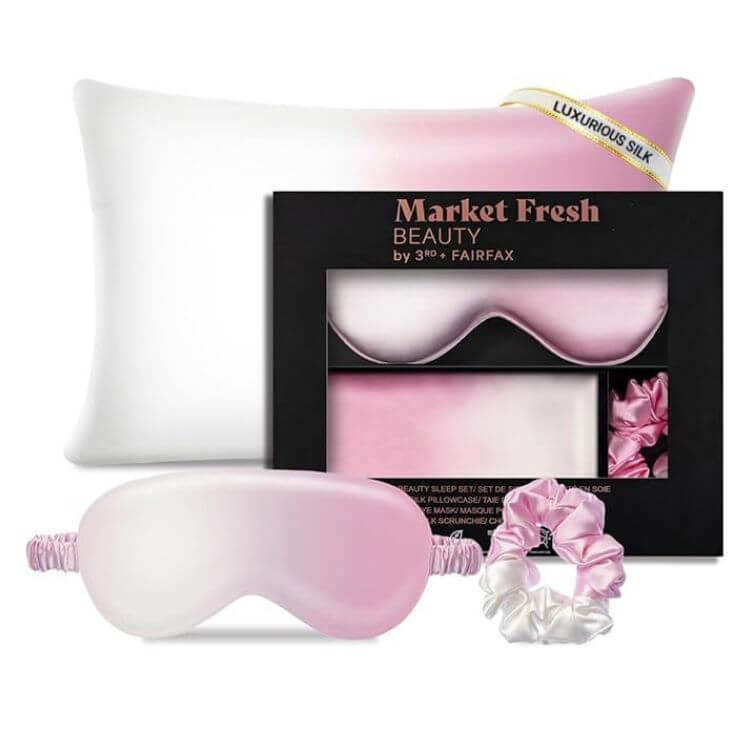 Silk Pillowcase Gift Set