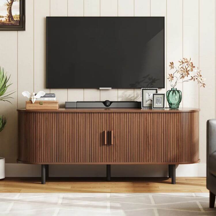 Modern Wood TV Stand