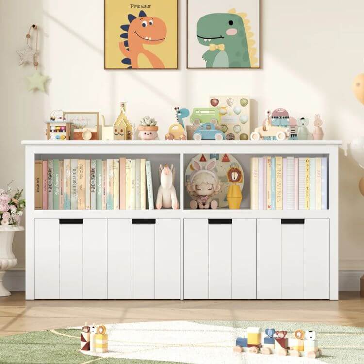 Bookcase with Removable Drawers