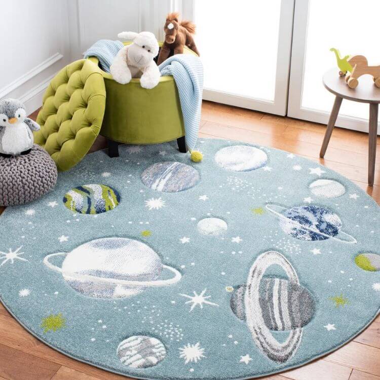 Space-Themed Area Rug