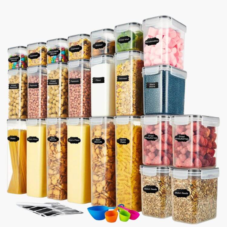 24-Piece Airtight Food Storage Containers Set