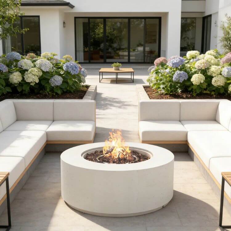 Outdoor Fire Pit Table