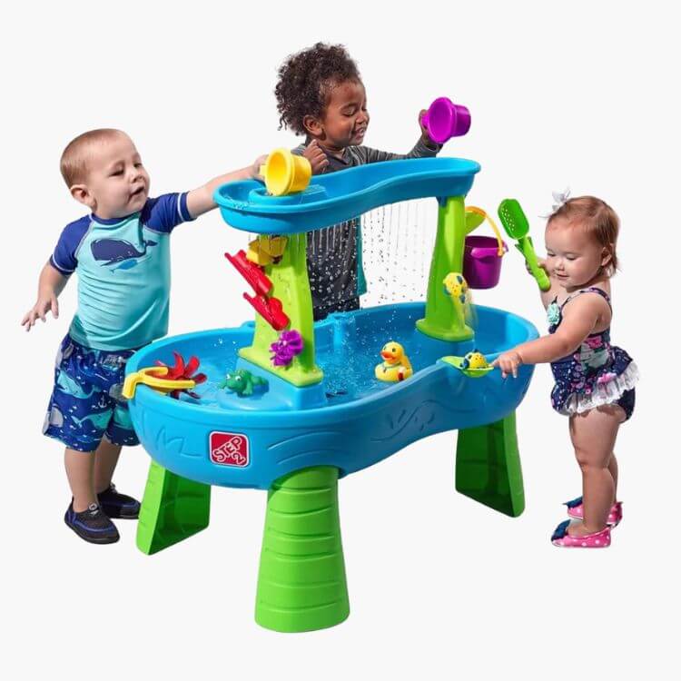 Rain Showers Splash Pond Water Table