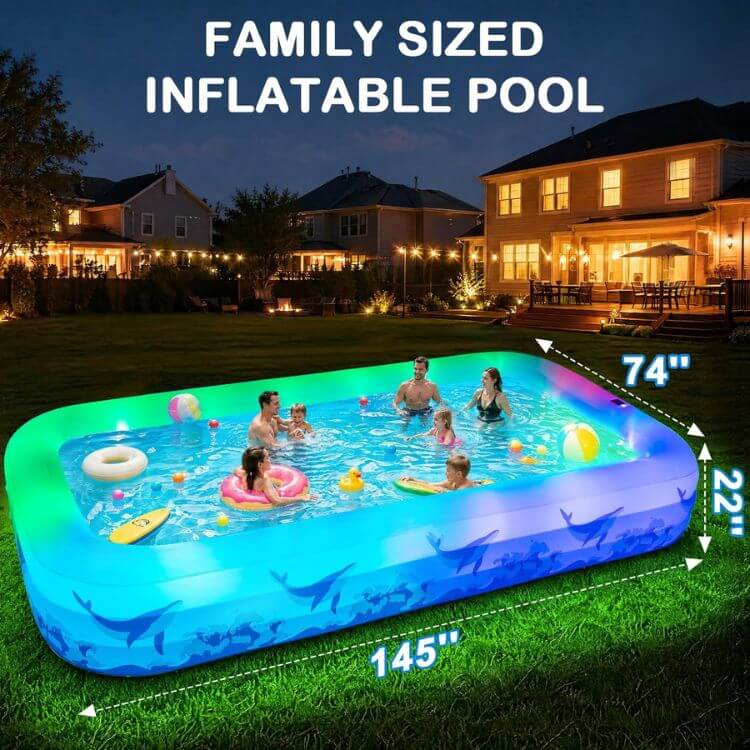 Light-Up Inflatable Pool