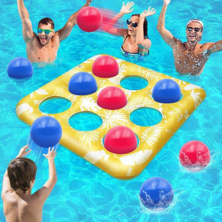 Pool Tic Tac Toe Set