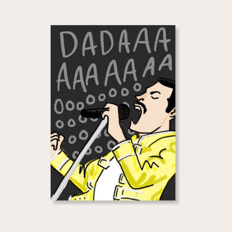 Queen Father's Day Card