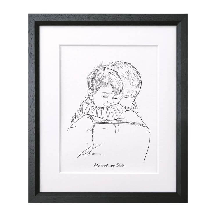Daddy Line Portrait