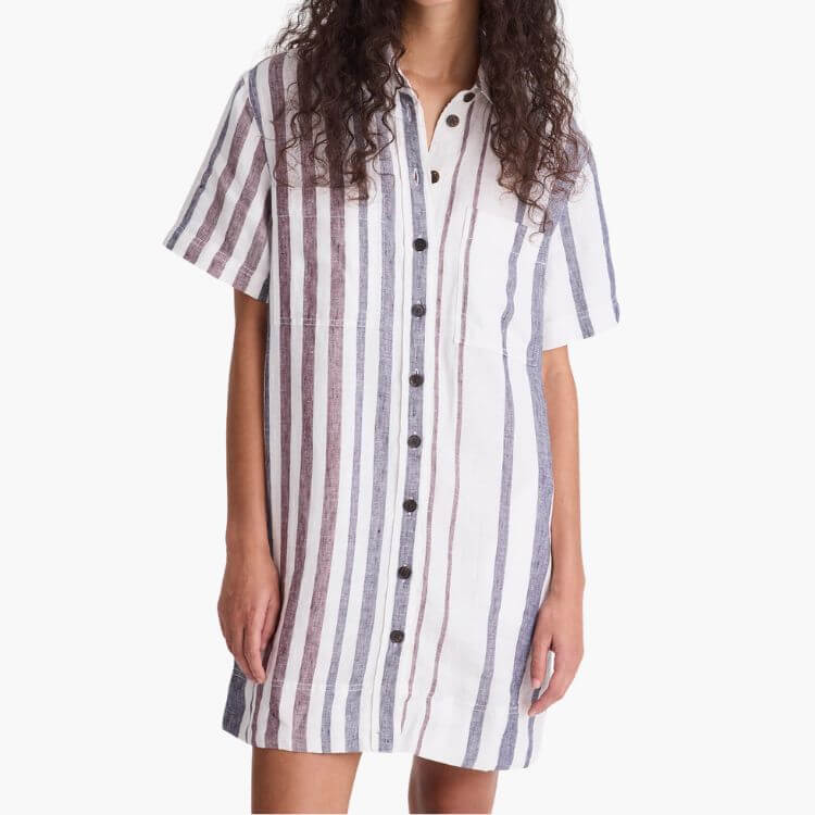 Relaxed Mini Shirtdress