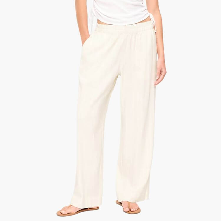 High-Waisted Wide-Leg Pants
